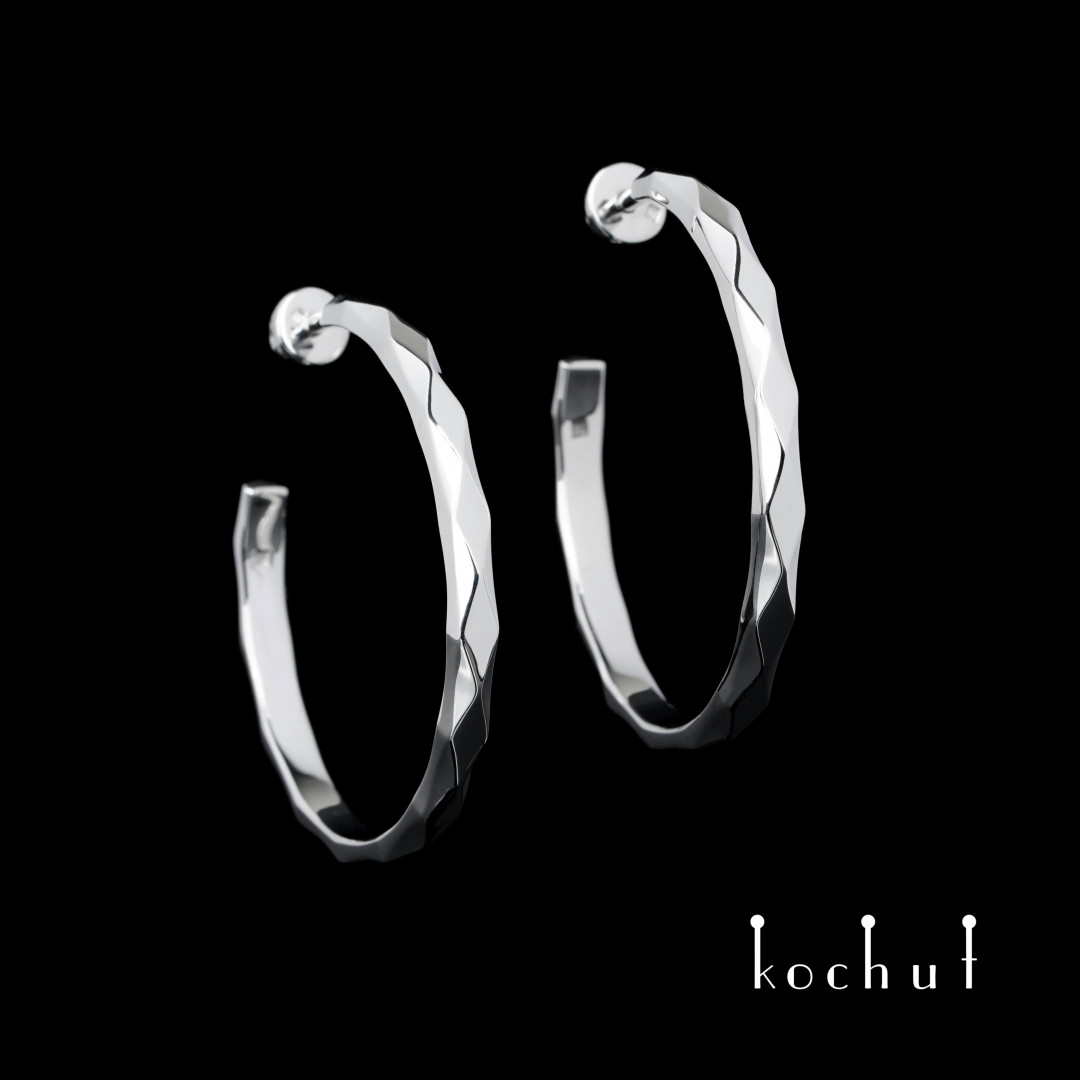 Earrings My Queen Silver, white rhodium